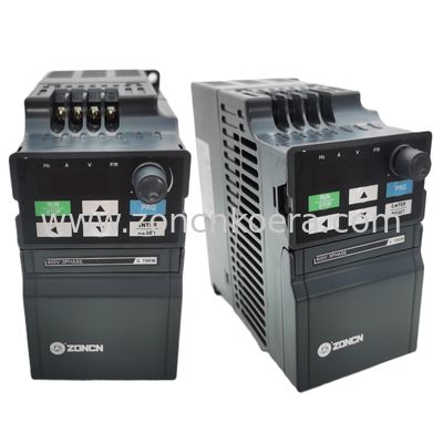 कम वोल्टेज 220v 3 चरण इनपुट 1hp 0.75kw VFD VSD