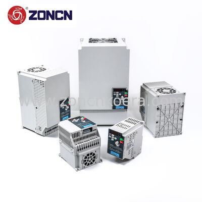 ZONCN T200 वैरिएबल फ्रीक्वेंसी ड्राइव VFD इन्वर्टर 0.4kW-160kW पावर रेंज मल्टी-कंट्रोल मोड और अंतर्निहित ईएमसी फिल्टर के साथ